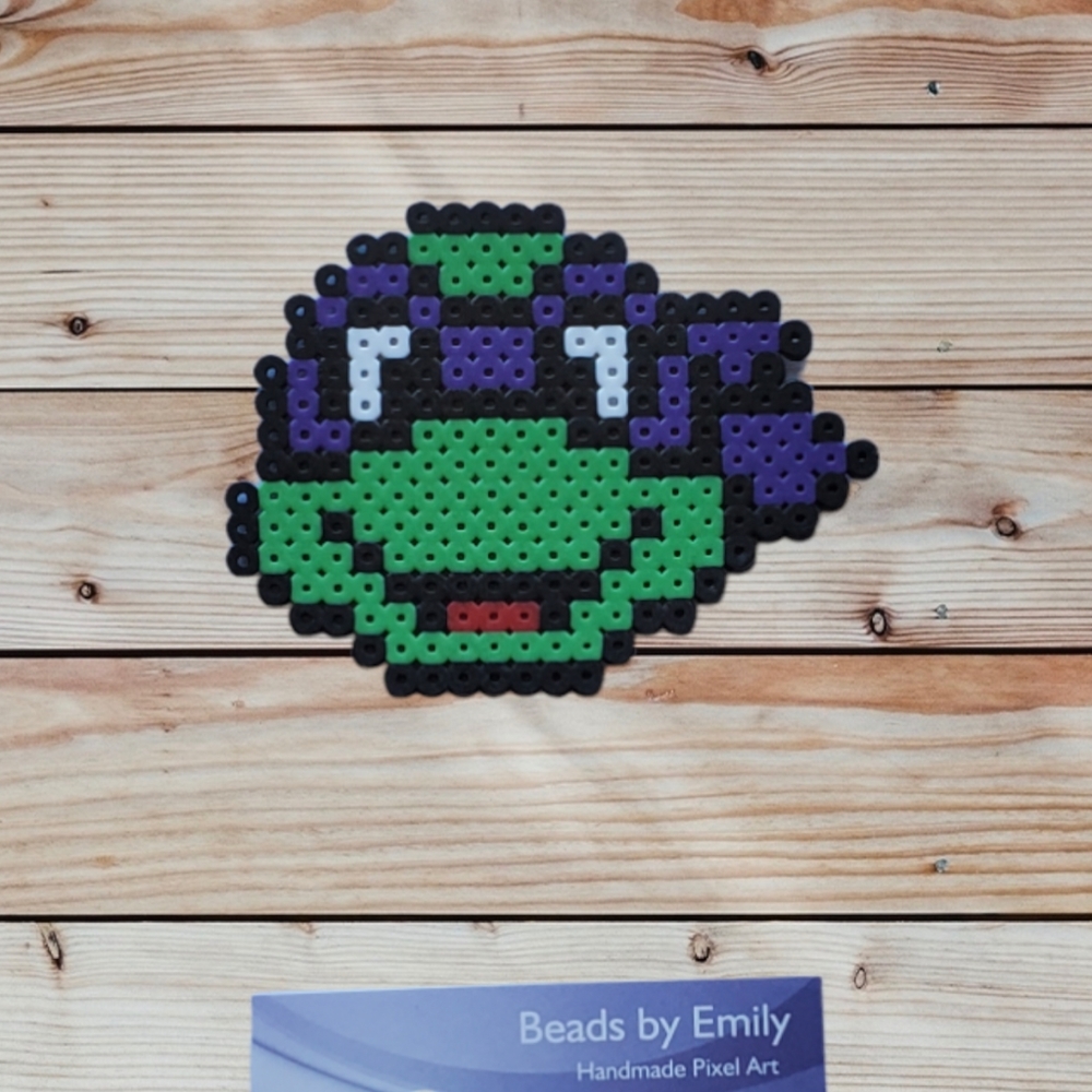 Purple TMNT Magnet - Handmade Ninja Turtle Fridge / Locker Magnet